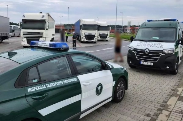 В Польше экипаж белорусов попался транспортникам при &laquo;фокусах&raquo; с тахографом
