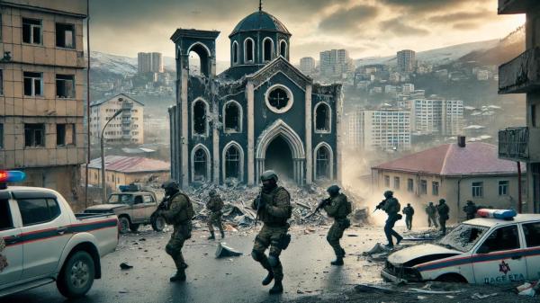 
												В городах России произошли теракты &mdash; атакованы церкви, синагога и подразделения полиции
											