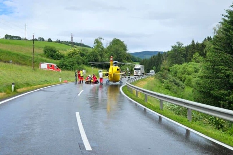 В Австрии грузовик белоруса столкнулся с другим грузовиком